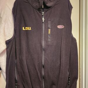 Drake Black Vest with Yellow and Purple Accents